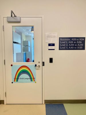 Door of lab